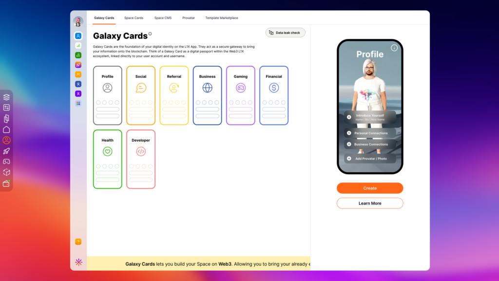 Galaxy Card