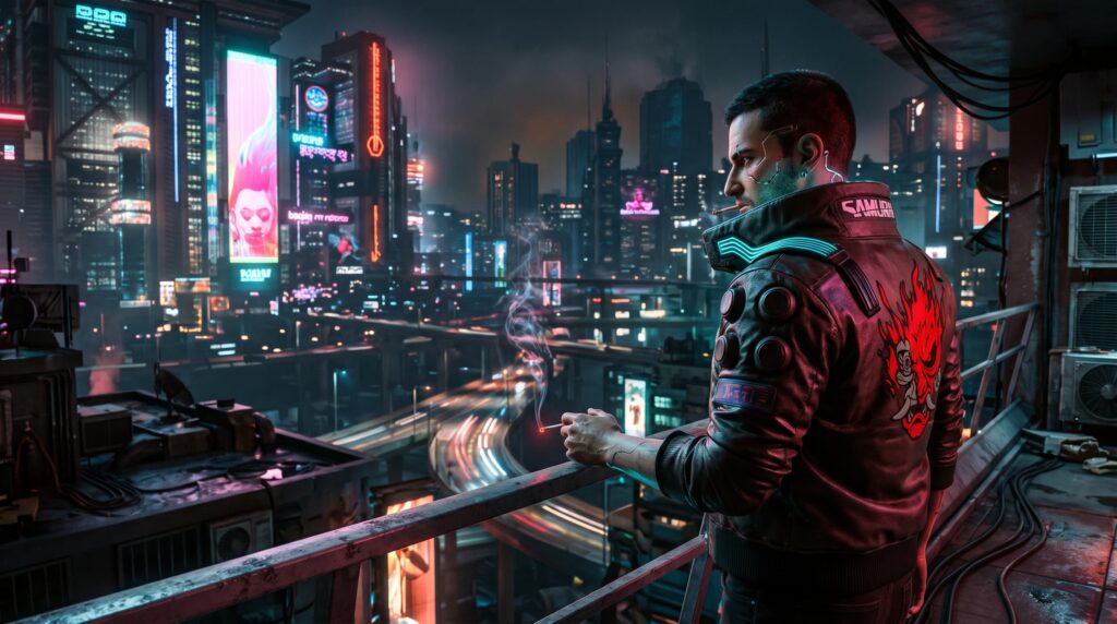 Cyberpunk 2077 tarayıcı sürümü WebGPU Night City kurulumsuz oyun kapak görseli