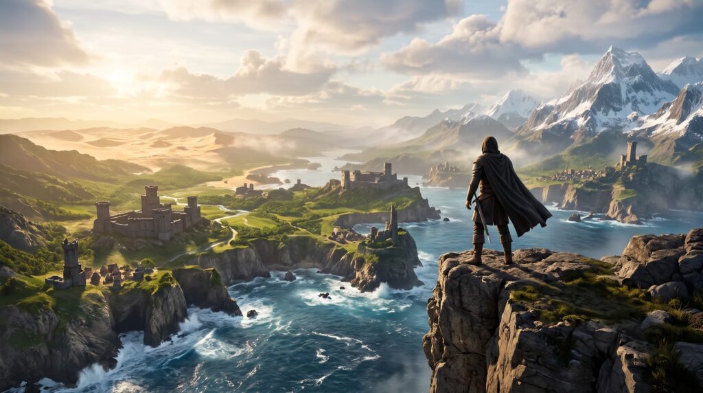 The Elder Scrolls 6 Bethesda yeni oyun motoru ve Tamriel manzarası kapak görseli