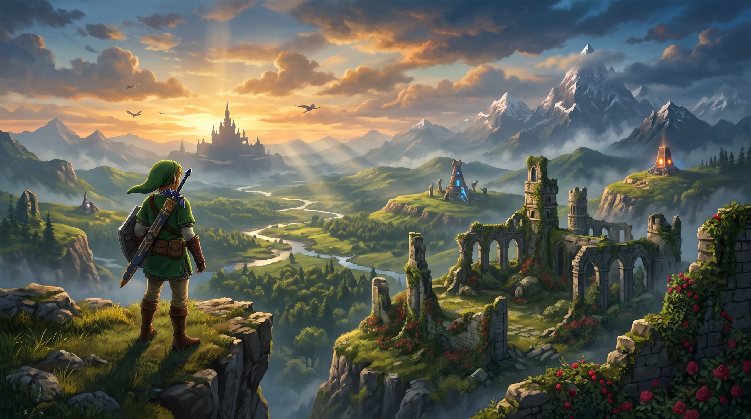 The Legend of Zelda The Rosemaster Link ücretsiz açık dünya oyunu kapak görseli