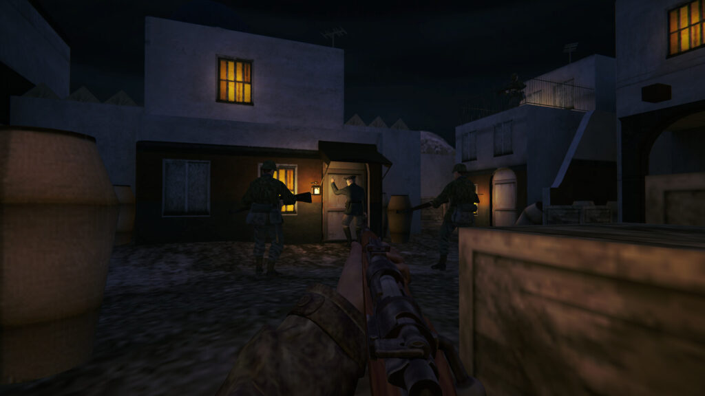 Steelblood Allied Front retro PS1 tarzı FPS oyunu kapak görseli