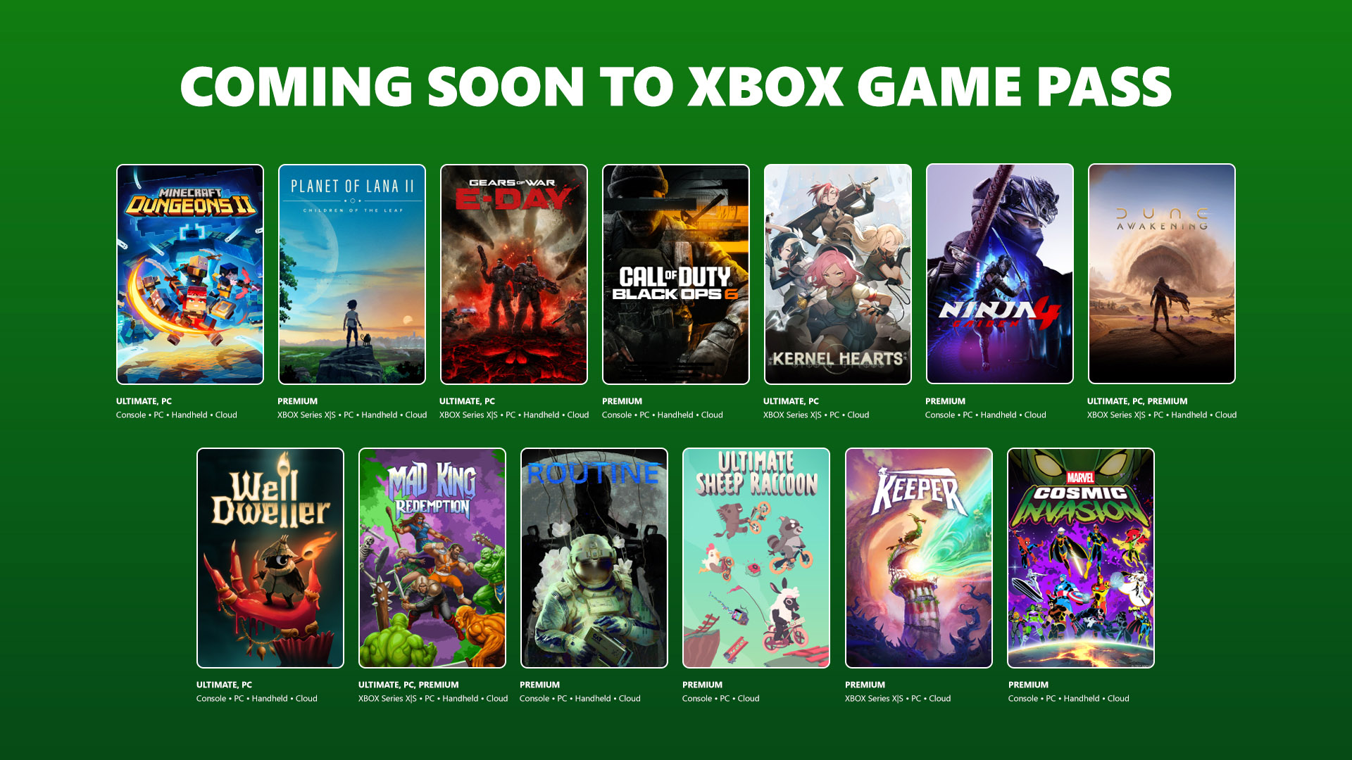Xbox Game Pass Eylül 2026 oyunları açıklandı.