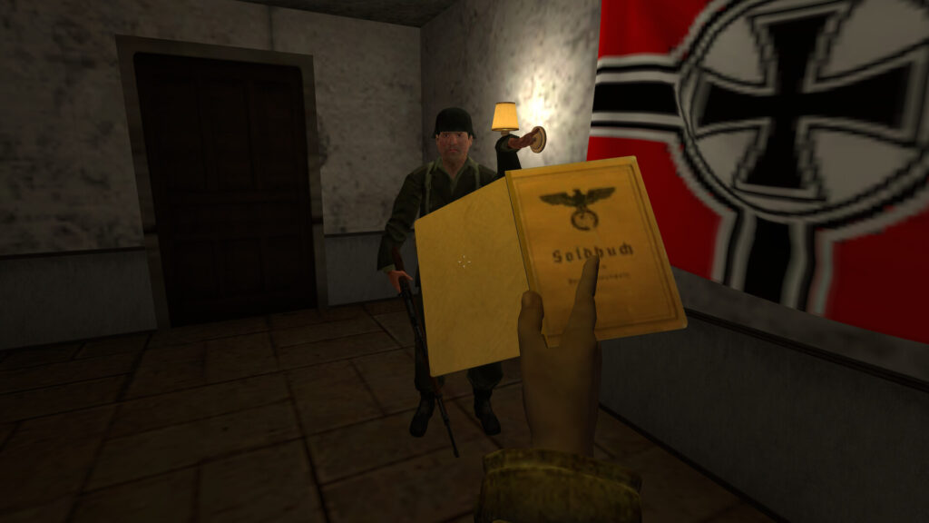 Steelblood Allied Front retro PS1 tarzı FPS oyunu kapak görseli