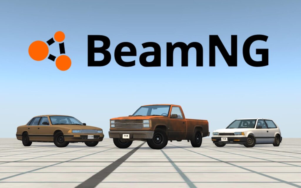 BeamNG.drive PS5 sürümü kaza fiziği ve araba simülasyonu oyun içi kapak görseli